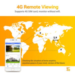 Telecamera IP ESCAM QF450 HD 1080P 4G AU ad alimentazione solare con memoria 64G, supporto audio bidirezionale e rilevamento del movimento PIR, visione notturna e scheda TF, with 64G Memory