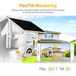 Telecamera IP ESCAM QF450 HD 1080P 4G con pannello solare e memor