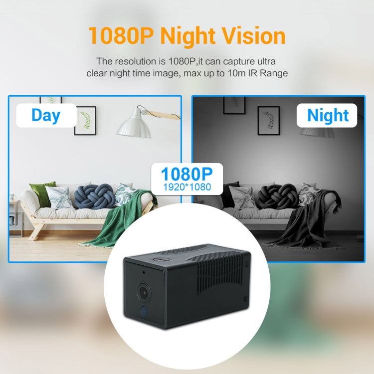 Telecamera IP WiFi HD 1080P con visione notturna e audio