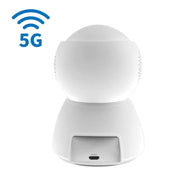 Telecamera IP WiFi dual-band ESCAM PT201 HD 1080P, supporto visione notturna/rilevamento movimento/tracciamento automatico/scheda TF/audio bidirezionale, presa EU, PT201