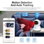Telecamera IP WiFi ESCAM PT201 HD 1080P con visione notturna