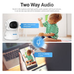 Telecamera IP WiFi ESCAM PT201 HD 1080P con visione notturna