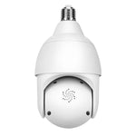 DP18 3.0MP Smart WiFi 1080P HD Telecamera per lampadina di rete esterna, supporto per visione notturna a infrarossi, rilevamento del movimento e scheda TF, DP18