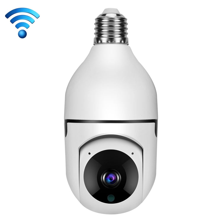 DP17 2,0 milioni di pixel Sorgente luminosa singola WiFi dual-band intelligente 1080P HD Telecamera di rete per esterni con lampadina, supporto visione notturna a infrarossi, audio bidirezionale, rilevamento del movimento e scheda TF