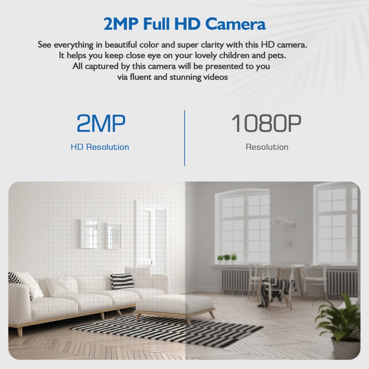 Telecamera di rete WiFi 1080P HD per esterni con lampadina