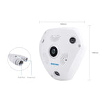 Telecamera IP WiFi ESCAM Shark QP180 960P 360° Fisheye