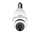 Telecamera WiFi ESCAM PT208 1080P HD con lampadina