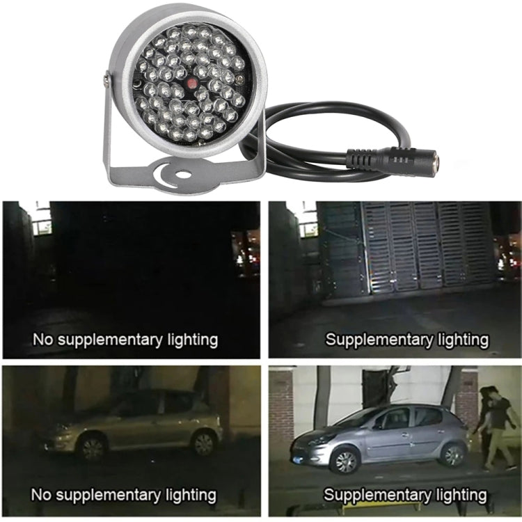 Lampada ausiliaria a infrarossi 48 LED 12V per sicurezza