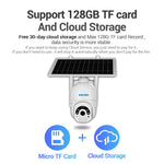 Telecamera IP ESCAM QF250 HD 1080P WiFi con pannello solare