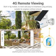Telecamera IP ESCAM QF490 HD 1080P 4G con pannello solare, versione sud-est asiatico, Southeast Asia Version