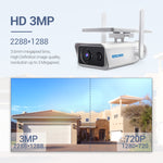 Telecamera IP WiFi solare ESCAM QF180 3MP H.265
