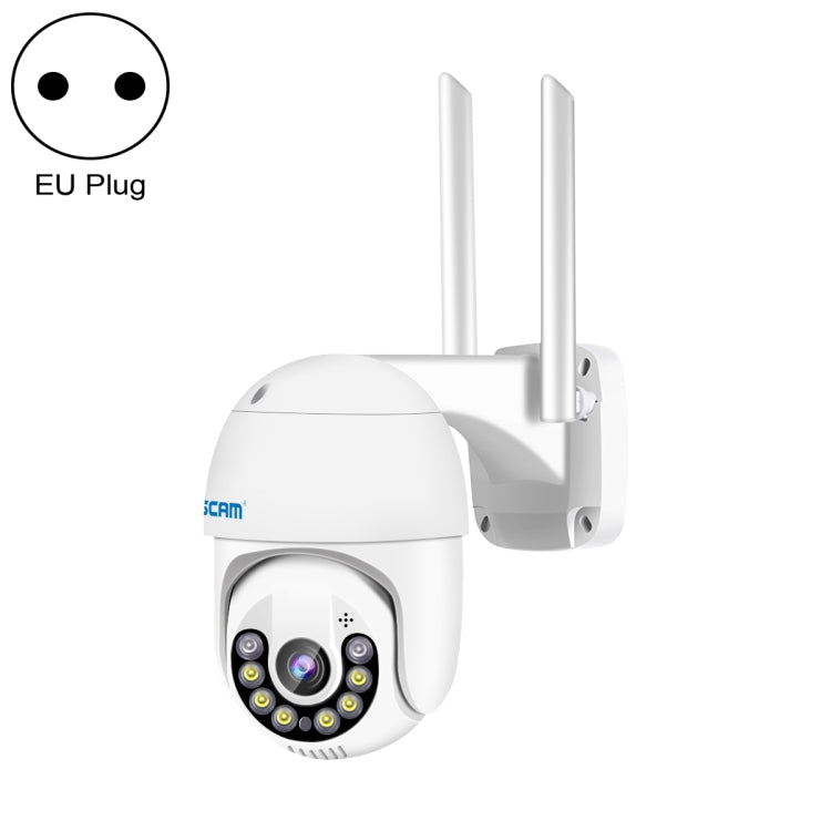 ESCAM QF800 H.265X 8MP AI Rilevamento umanoide Monitoraggio automatico Telecamera IP WiFi impermeabile, Spina UE, EU Plug