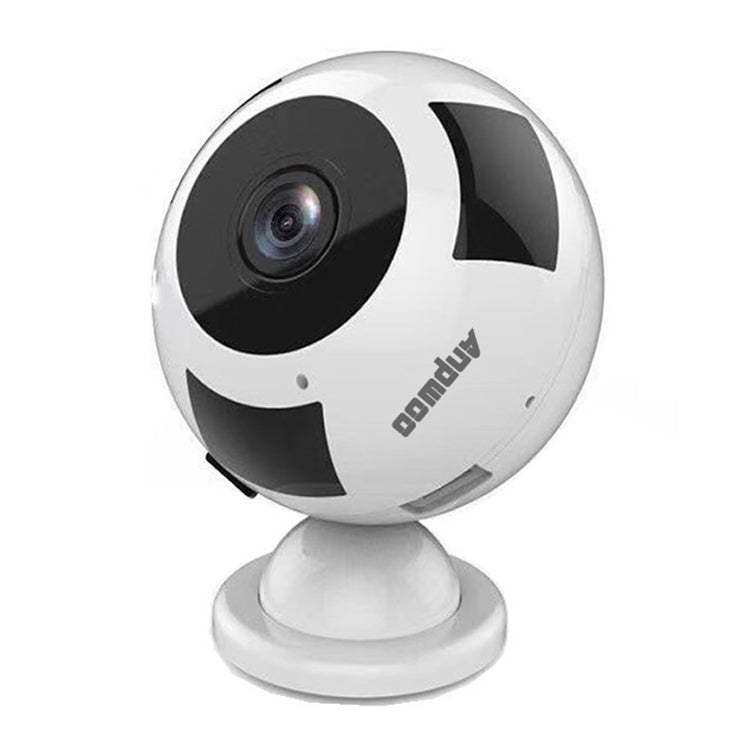 Anpwoo MN003 Telecamera IP WiFi HD panoramica a 360 gradi 960P, supporto rilevamento movimento e visione notturna a infrarossi e scheda TF (massimo 64 GB), MN003