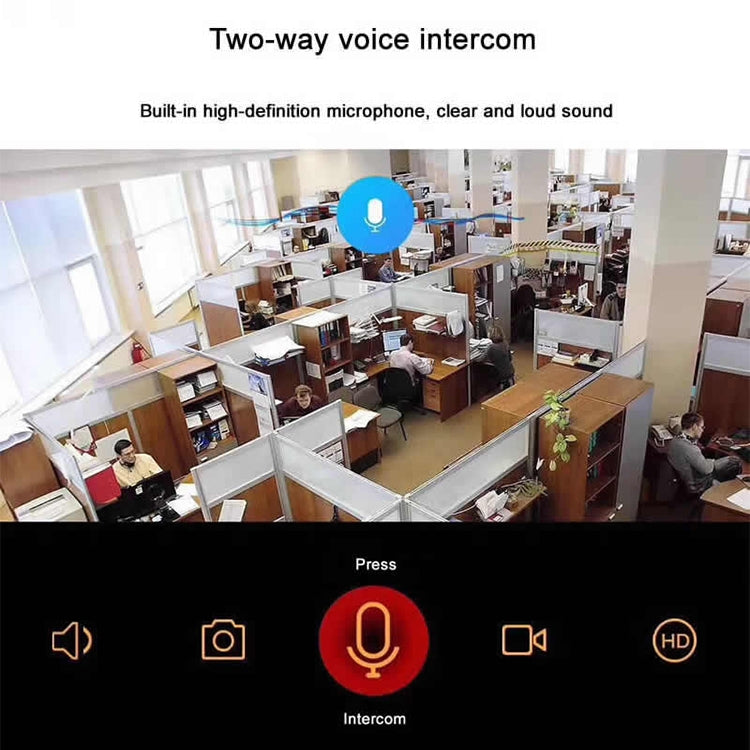Telecamera IP WiFi panoramica 360° HD 960P con visione notturna