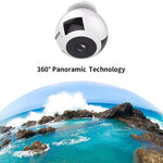 Telecamera IP WiFi panoramica 360° HD 960P con visione notturna