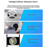 Telecamera IP WiFi panoramica 360° HD 960P con visione notturna