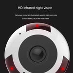 Telecamera IP WiFi panoramica 360° HD 960P con visione notturna