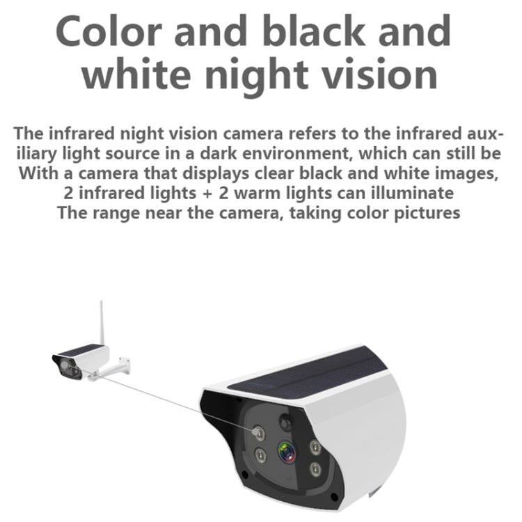 Telecamera IP solare VESAFE Y4P HD 1080P per esterni