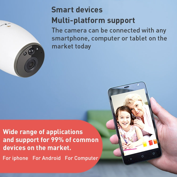 Telecamera di sorveglianza WiFi GH3 con treppiede
