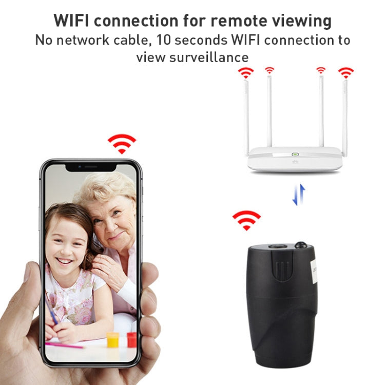 Telecamera di sorveglianza WiFi GH6 Full HD 160°