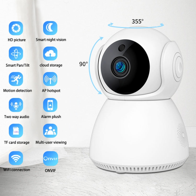 Telecamera IP WiFi YT24 1.0 MP con Pan-Tilt e visione notturna