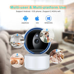 Telecamera IP WiFi 3MP con rotazione a 360° e audio bidirezionale