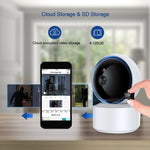 Telecamera IP WiFi 3MP con rotazione a 360° e audio bidirezionale