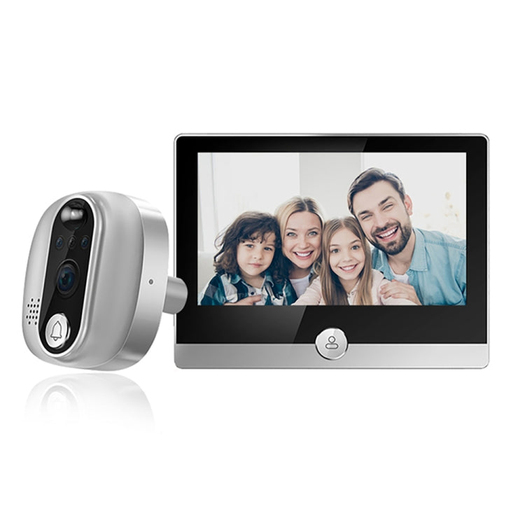 W1 4,3 pollici 1080P WiFi Smart Visual Campanello elettronico Supporto rilevamento movimento PIR, W1