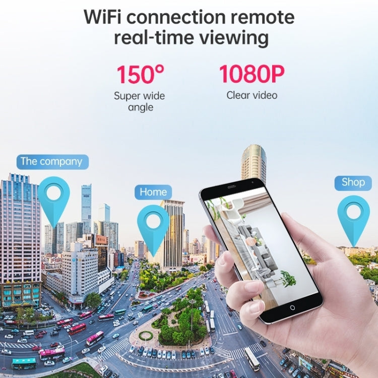 Registratore grandangolare wireless WiFi 1080P A9