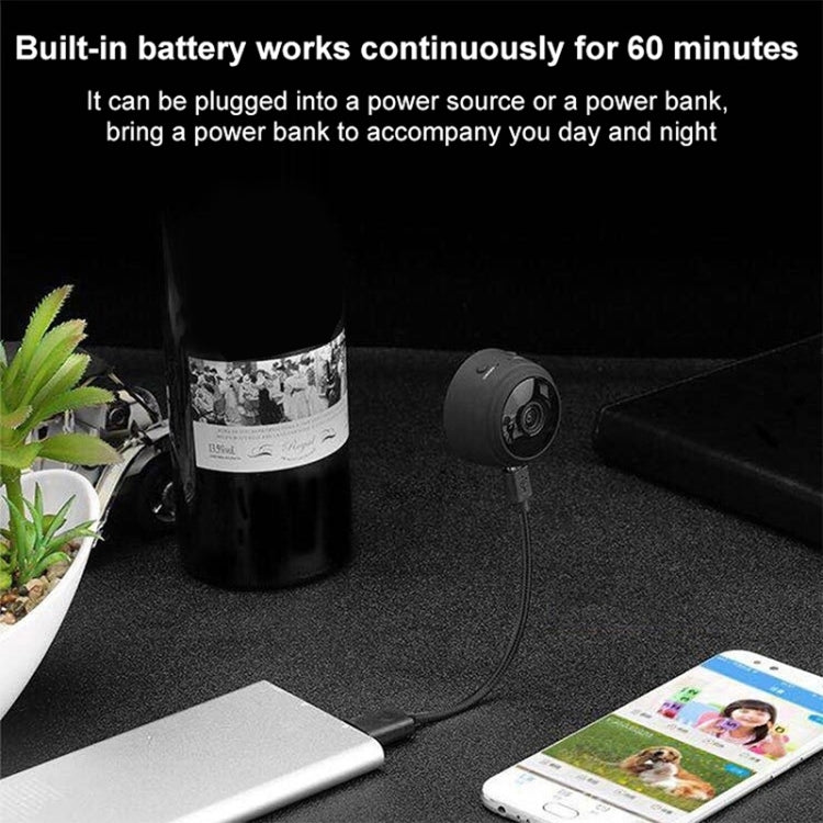 Registratore grandangolare wireless WiFi 1080P A9