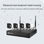 Kit NVR telecamera wireless 4 vie H105 720P senza cablaggio