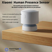 Xiaomi Sensore di presenza XMOSB01XS Connessione domestica wireless intelligente Bluetooth 5.0 Sensori di movimento del corpo