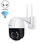 ESCAM QF218 1080P Pan/Tilt AI Rilevamento umanoide IP66 Telecamera IP WiFi impermeabile, Supporto ONVIF/Visione notturna/Scheda TF/Audio bidirezionale, Spina USA, NC1228AU, NC1228EU, NC1228UK, NC1228US