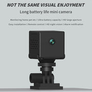 CAMSOY S30 1080P Batteria a lunga durata WiFi Wireless Network Action Camera Registratore grandangolare con supporto, S30