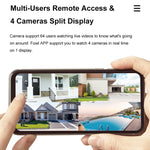 Telecamera wireless 4G CAMSOY T9G6 1080P HD con supporto