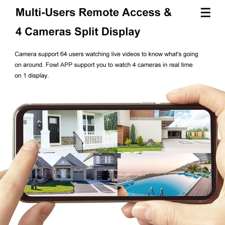 Telecamera wireless 4G CAMSOY T9G6 1080P HD con supporto