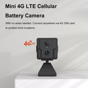 CAMSOY T9G6-EUR 4G 1080P HD Wireless Camera Network Action Camera con supporto, versione UE, T9G6-EUR