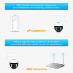 Telecamera IP impermeabile ESCAM Q5068 5MP WiFi PTZ