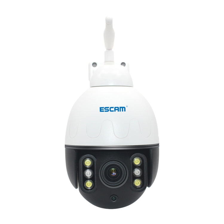 Telecamera IP impermeabile ESCAM Q5068 H.265 5MP Pan / Tilt / Zoom 4X WiFi, supporto ONVIF conversazione bidirezionale e visione notturna, presa AU, EU Plug, AU Plug, UK Plug, US Plug