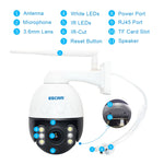 Telecamera IP impermeabile ESCAM Q5068 5MP WiFi PTZ