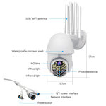 Telecamera IP WiFi HD 1080p con visione notturna e rilevamento