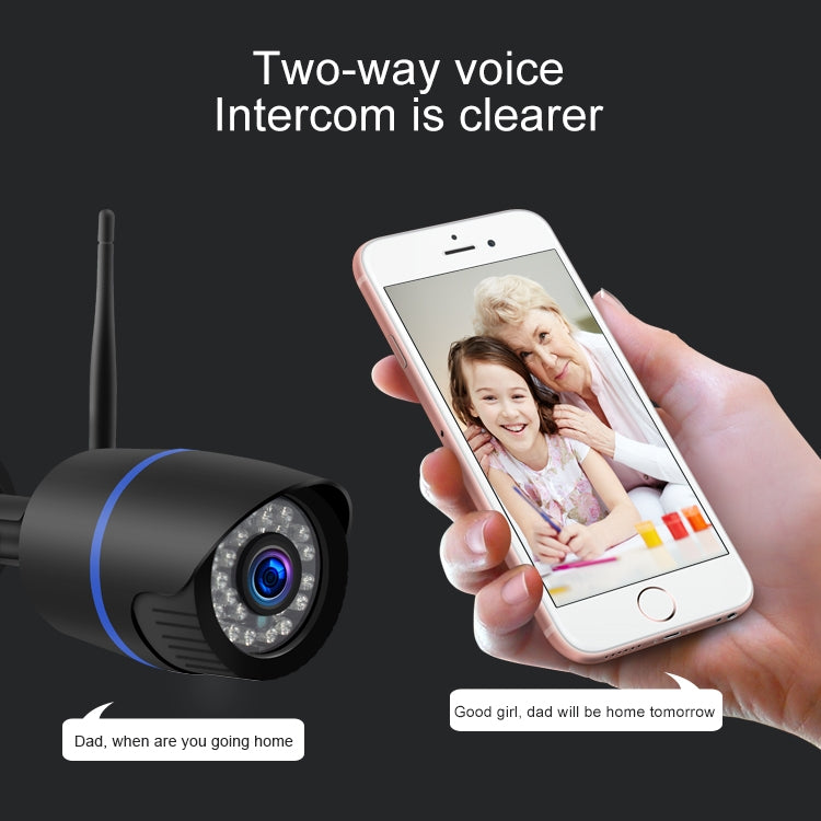 Telecamera IP wireless 1080P HD con rilevamento movimento