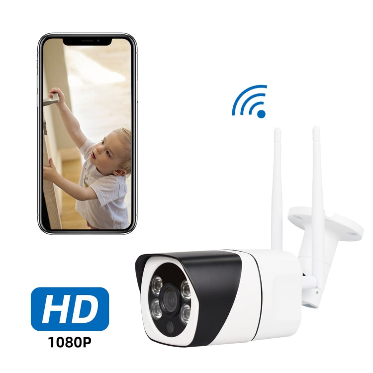 Telecamera IP wireless Q29 1080P HD, supporto rilevamento movimento, visione notturna a infrarossi e scheda TF, presa EU, Q29