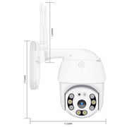 Telecamera IP WiFi QX21 1080P HD, supporto per visione notturna e rilevamento del movimento, audio bidirezionale e scheda TF, presa AU, QX21