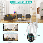 Telecamera Wi-Fi QX33 1080P PTZ panoramica 360°