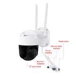 QX36 1080P 3.0MP Obiettivo 3.6mm IP65 Impermeabile PTZ Telecamera WIFI rotante a 360 gradi
