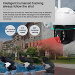 QX36 1080P 3.0MP Obiettivo 3.6mm IP65 Impermeabile PTZ Telecamera WIFI rotante a 360 gradi