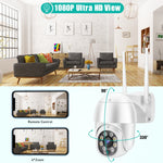 Telecamera WiFi PTZ rotante impermeabile 1080P 2.0MP