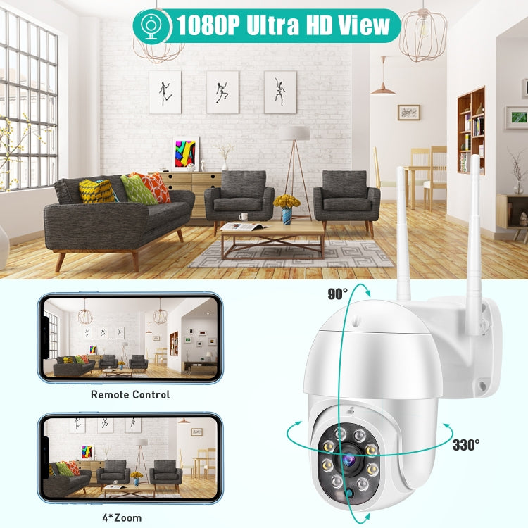 Telecamera WiFi PTZ rotante impermeabile 1080P 2.0MP