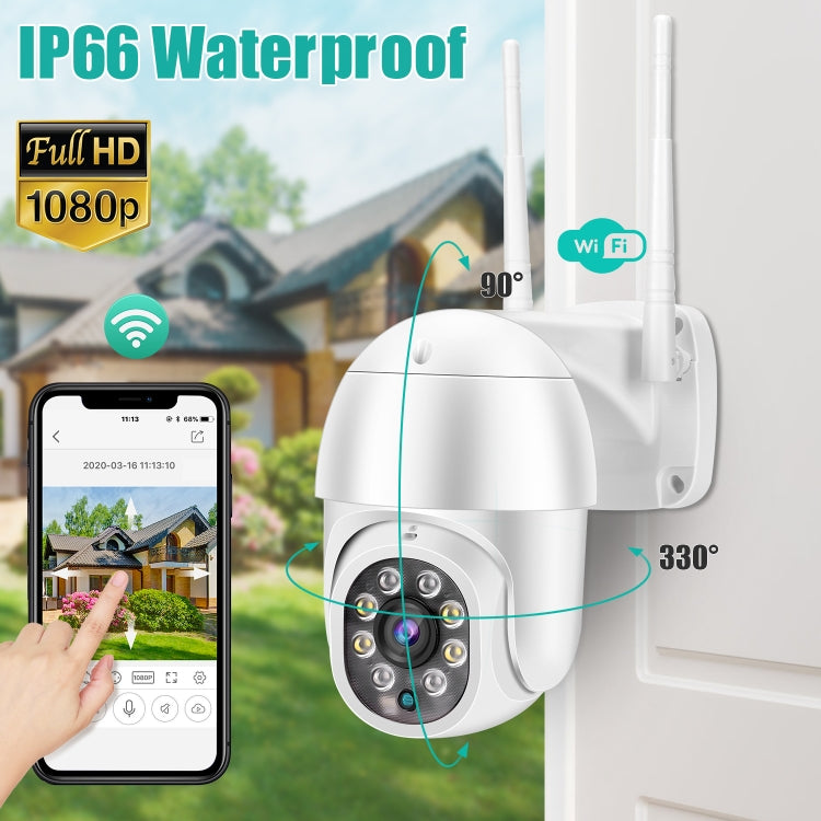 Telecamera WiFi PTZ rotante impermeabile 1080P 2.0MP